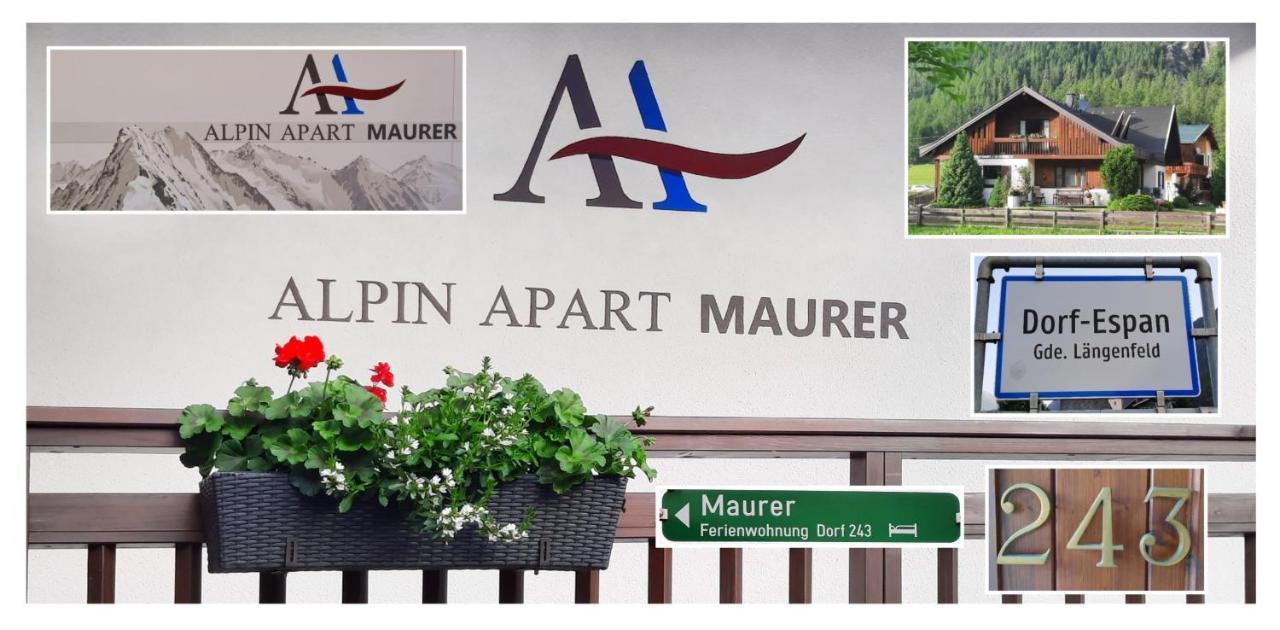 Alpin Apart Maurer 朗根费尔德 外观 照片